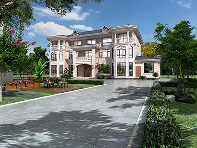 三層豪華大氣歐式別墅設(shè)計(jì)圖BZ3638-簡(jiǎn)歐風(fēng)格